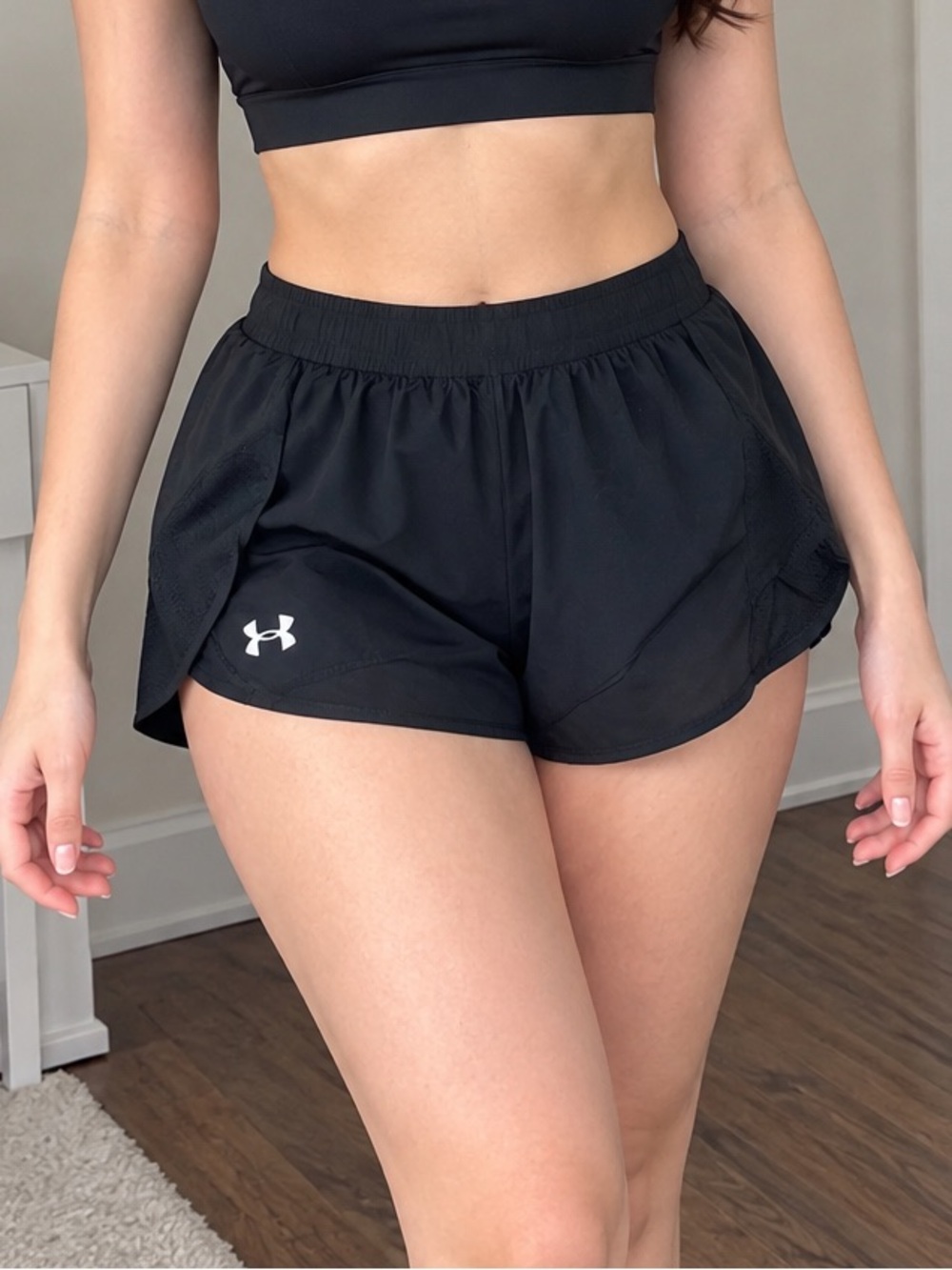 Under Armour Women’s Black Athletic Running Shorts